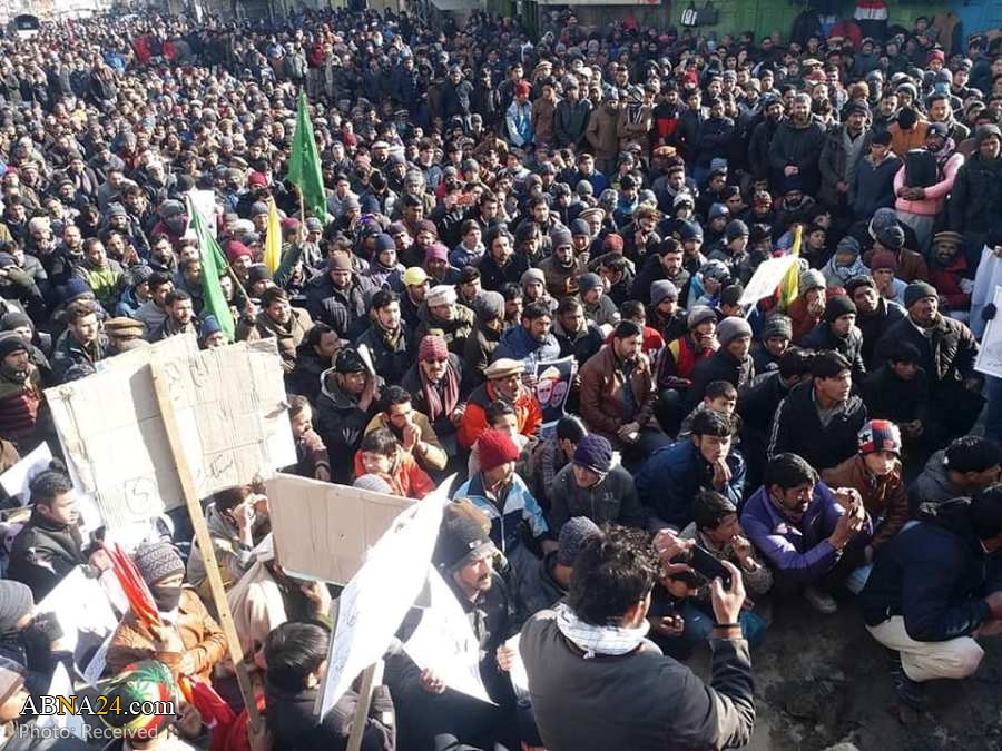 تظاهرات ضدآمریکایی شیعیان گلگت-بلتستان و محکومیت شهادت سردار سلیمانی