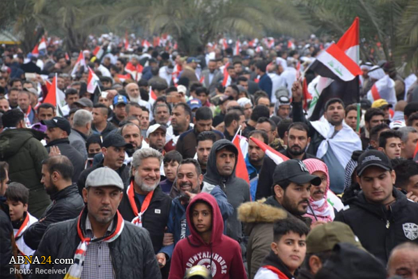 گزارش تصویری/ تظاهرات میلیونی مردم عراق علیه رژیم تروریستی آمریکا - 2
