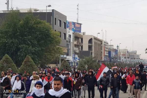 گزارش تصویری/ تظاهرات میلیونی مردم عراق علیه رژیم تروریستی آمریکا - 2
