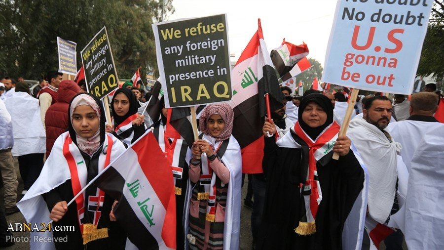 تظاهرات میلیونی مردم عراق علیه رژیم تروریستی آمریکا - ۴