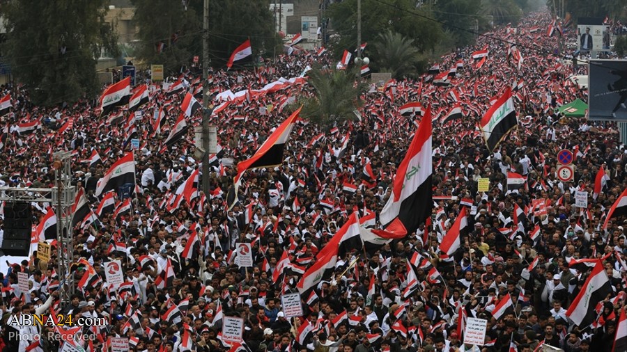 تظاهرات میلیونی مردم عراق علیه رژیم تروریستی آمریکا - ۴