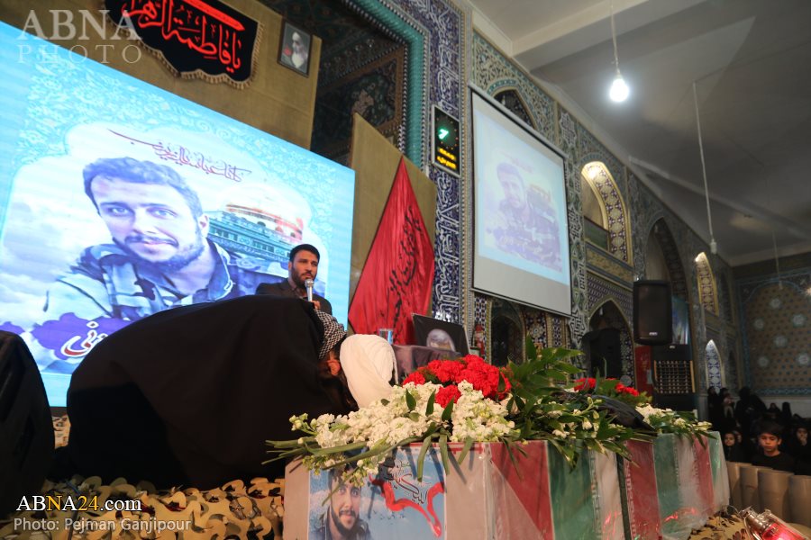 گزارش تصویری/ وداع با پیکر شهید مدافع حرم «حمیدرضا باب الخانی» در اصفهان