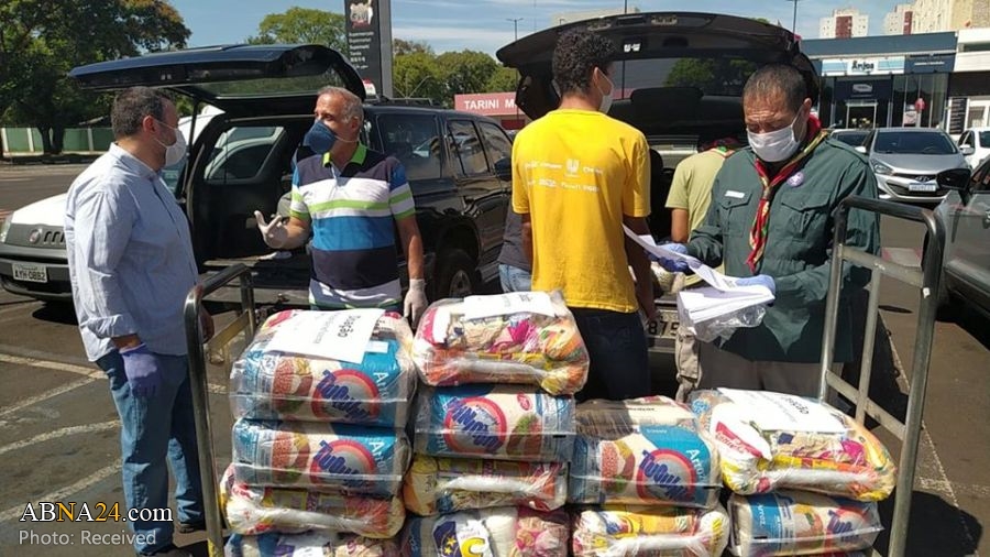 کمک‌های غذایی شیعیان "فوز دو لوآچو" برزیل به آسیب دیدگان کرونا