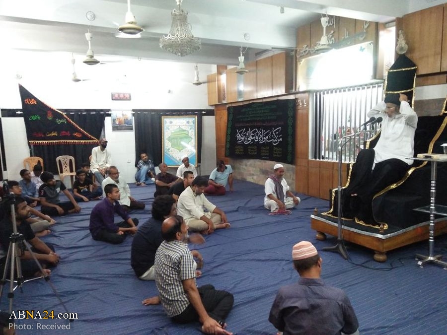 Ceremonia de duelo por el martirio del Imam Alí (P) durante la segunda Noche del Decreto conmemorado en Bangladesh