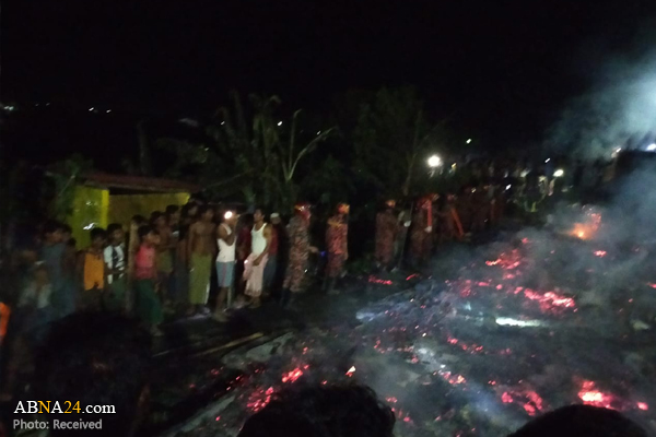 آتش سوزی در اردوگاه مسلمانان روهینیگا 
