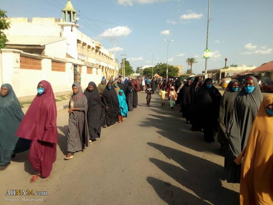 راهپیمایی شیعیان نیجریه در باوچی در اعتراض به ادامه بازداشت شیخ زاکزاکی
