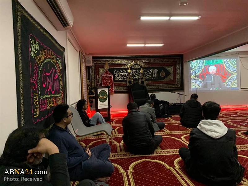 گزارش تصویری/ مراسم عزاداری شب اول محرم در مرکز امام حسن(ع) در کانبرا
