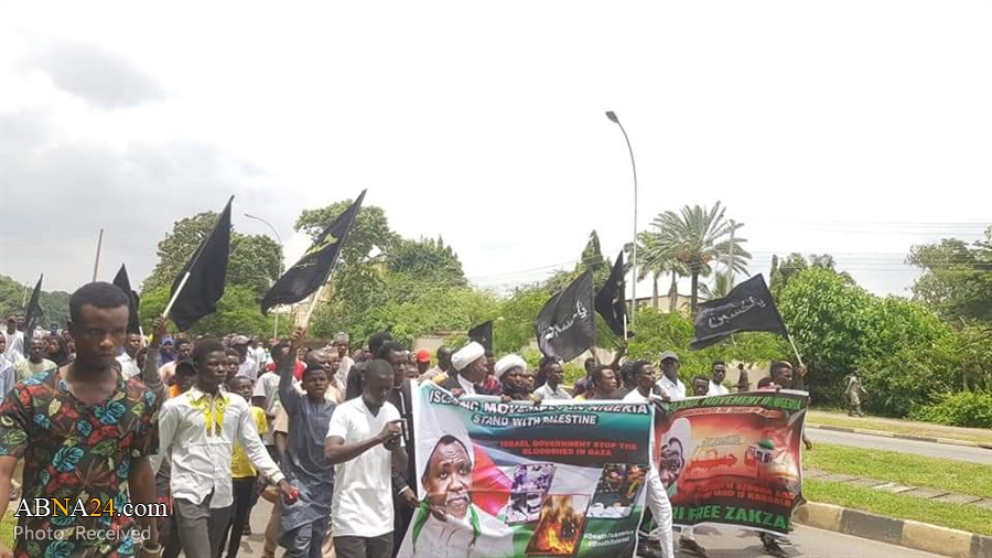 گزارش تصویری/ تظاهرات مسالمت‌آمیز شیعیان برای آزادی شیخ زاکزاکی در ایام محرم در ابوجا