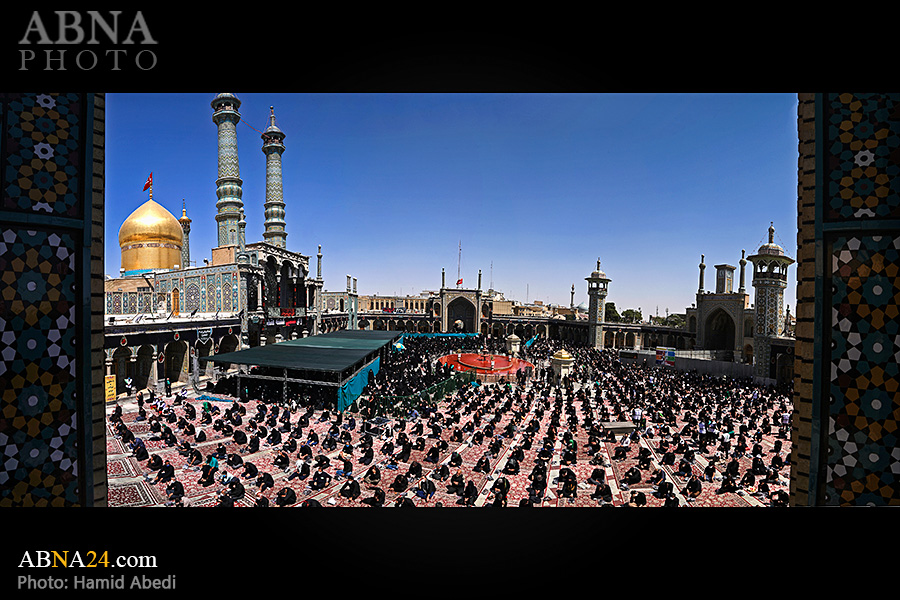 گزارش تصویری/ عزاداری عاشورای حسینی در حرم حضرت معصومه(س) 