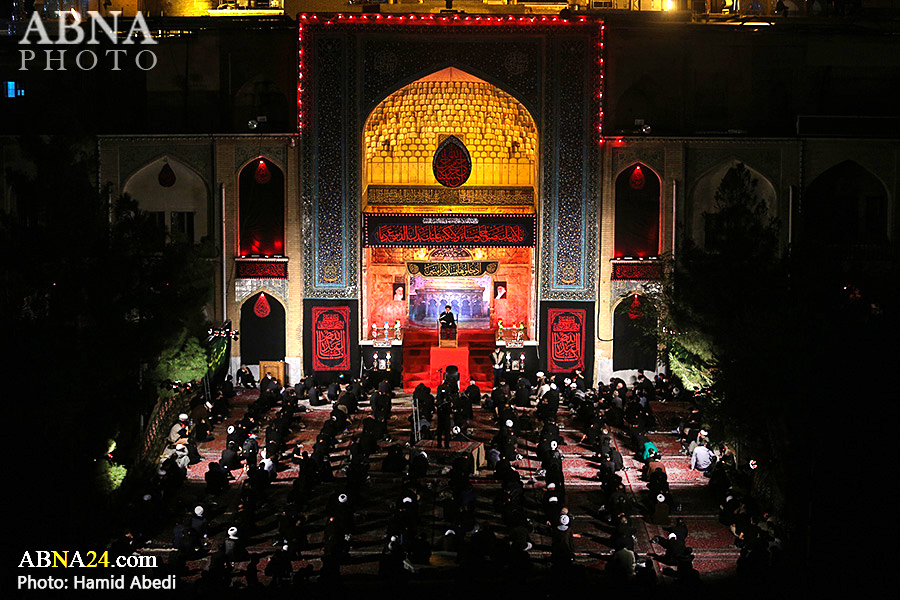 گزارش تصویری/ مراسم عزاداری شب عاشورای حسینی در هیأت ثارالله قم 