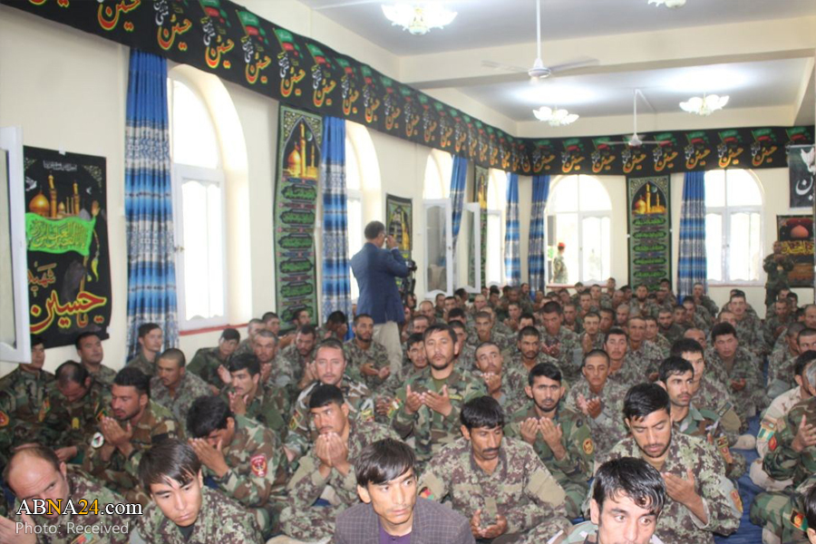 گزارش تصویری/ مراسم عزاداری نظامیان افغان