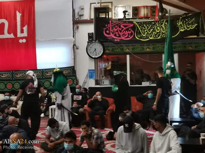 گزارش تصویری/ عزاداری شب عاشورا در حسینیه الزهرا(س) در شهر وایله
