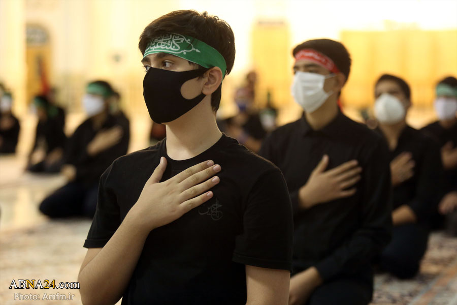 گزارش تصویری/ محفل عزای نوجوانان فاطمی در حرم مطهر حضرت معصومه(س) 