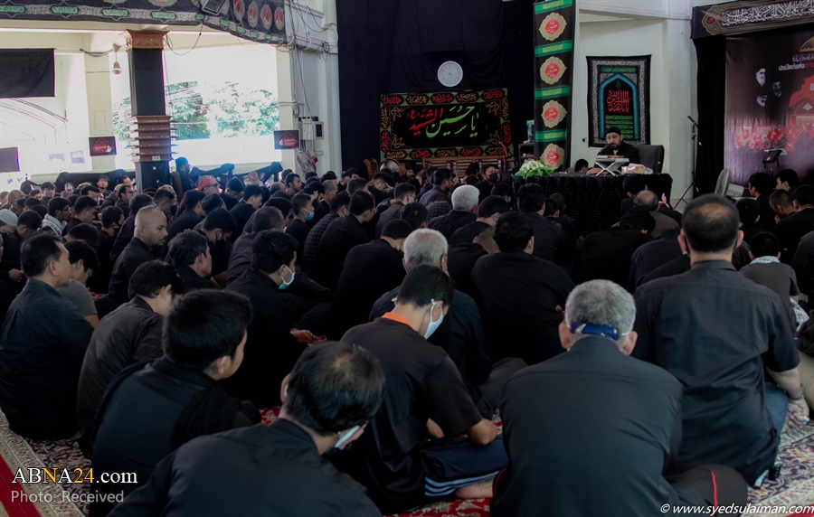 گزارش تصویری/ مراسم عزاداری محرم در مسجد روح الله شهر \