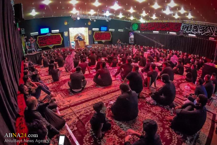 گزارش تصویری/ مراسم عزاداری شب عاشورا در حسینیه بزرگ بصره 