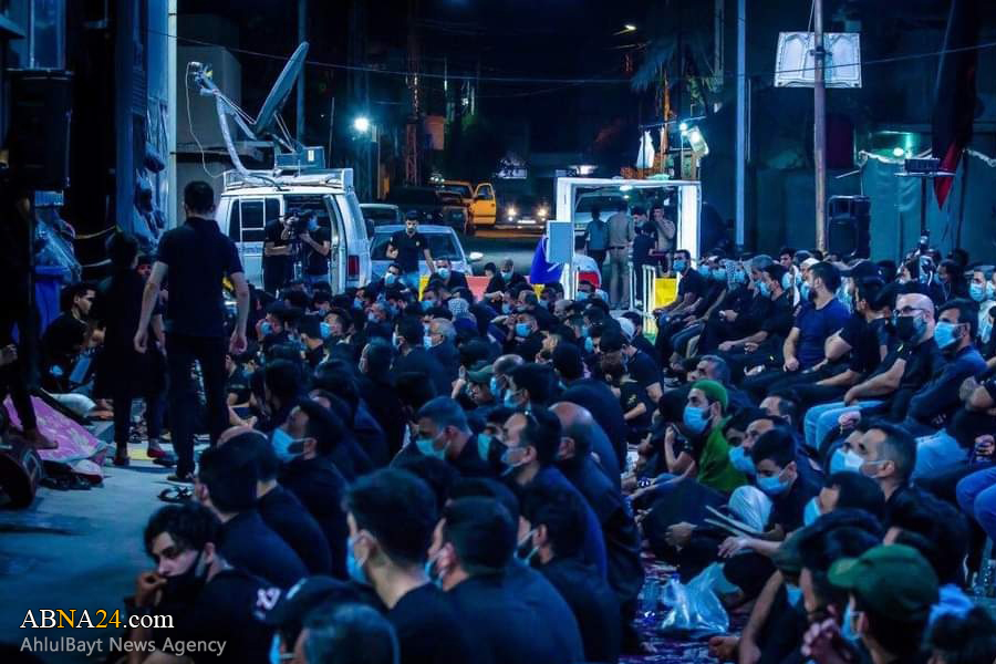 گزارش تصویری/ مراسم عزاداری شب عاشورا در حسینیه بزرگ بصره 