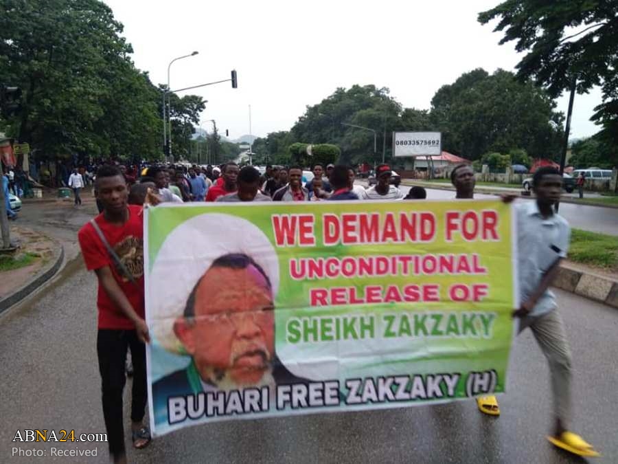 تظاهرات برای آزادی شیخ زاکزاکی در ابوجای نیجریه