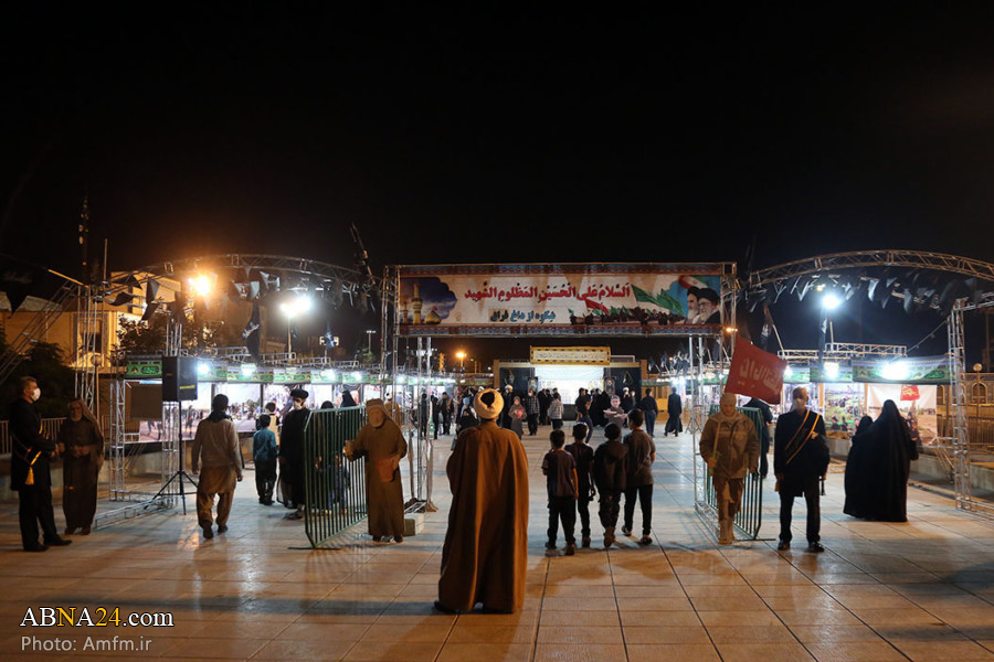 گزارش تصویری/ برپایی نمایشگاه اربعین حسینی در حرم مطهر حضرت معصومه(س) 