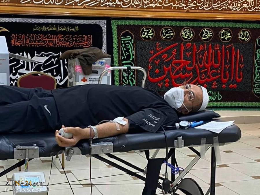کمپین اهدای خون در روز اربعین در شهر دیربورن میشیگان