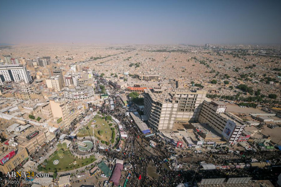 گزارش تصویری/ تصاویر هوایی از شهر نجف اشرف در روز ۲۸ صفر - خبرگزاری اهل بیت  (علیهم‌السلام) - ابنا - اخبار شیعیان و تشیع