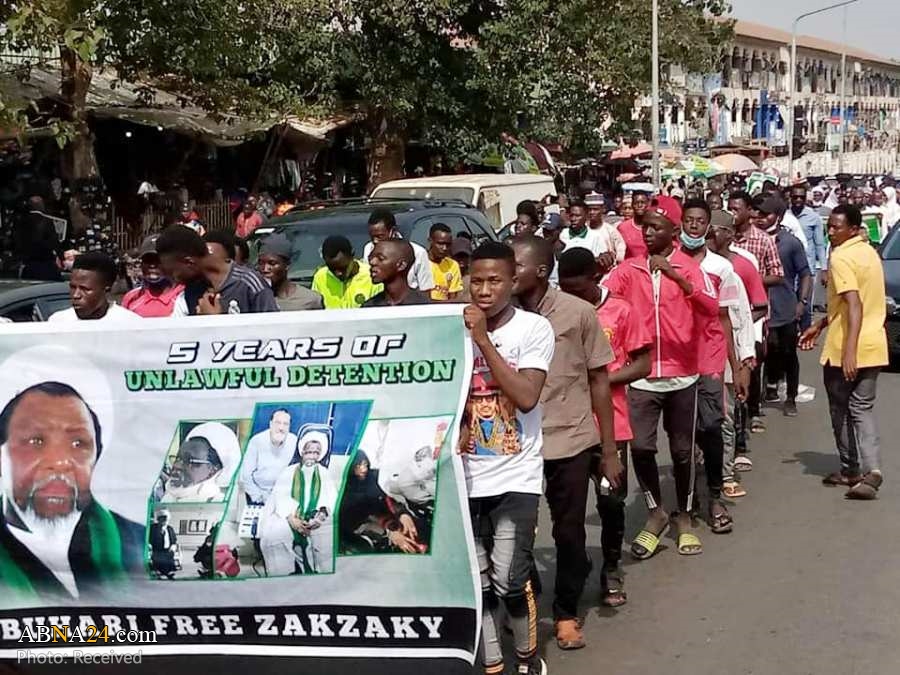 تظاهرات مردم نیجریه در حمایت از شیخ زاکزاکی  