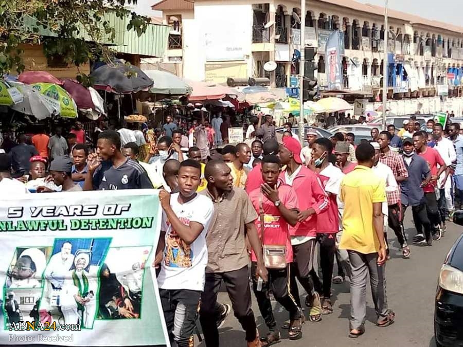 تظاهرات مردم نیجریه در حمایت از شیخ زاکزاکی  