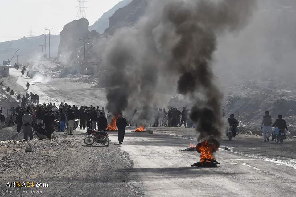 تظاهرات در بلوچستان پاکستان در محکومیت کشتار شیعیان