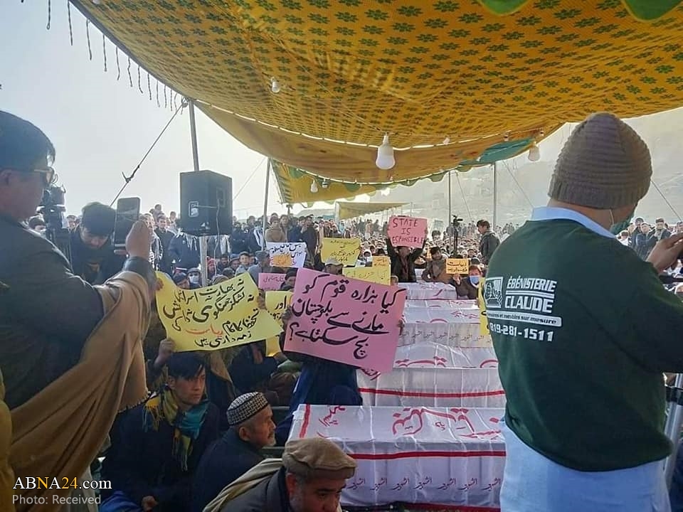 تظاهرات در بلوچستان پاکستان در محکومیت کشتار شیعیان