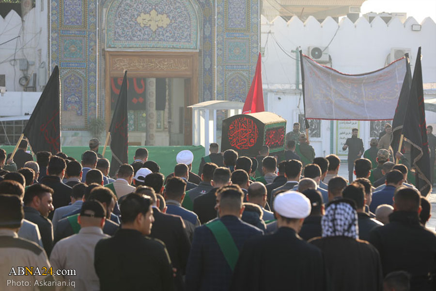 عکس خبری/ تشییع نمادین پیکر حضPhotos: Mourning ceremony for Hazrat Fatemeh (s.a.) martyrdom held in Samarra, Iraqرت زهرا(س) در شهر سامراء 