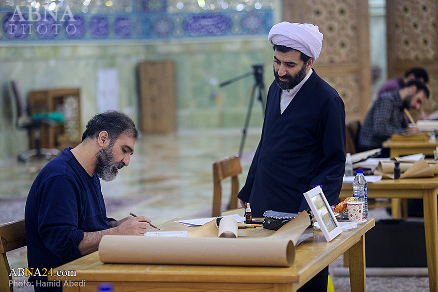 Photos: Co-writing calligraphy event on occasion of “Conference of Hazrat Abu Talib (a.s.)”