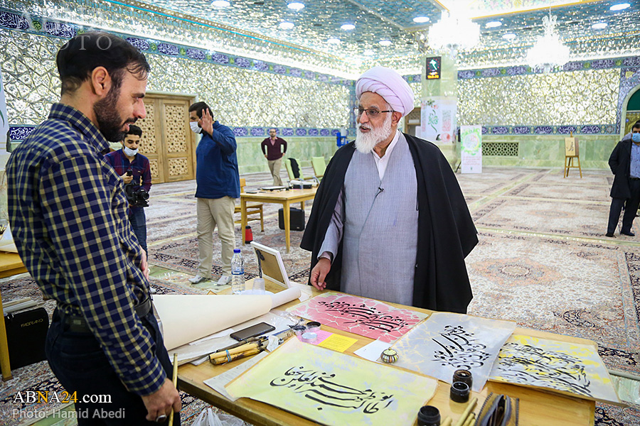 Photos: Co-writing calligraphy event on occasion of “Conference of Hazrat Abu Talib (a.s.)”