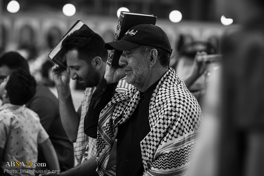 Photos: First Night of Qadr observed at Imam Hussain (a.s.) holy shrine