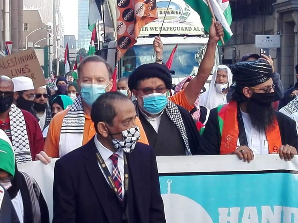تجمع ضد صهیونیستی مسلمانان در کیپ تاون