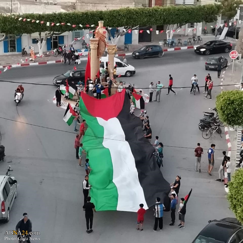 عکس خبری/ تجمع مردم تونس برای حمایت از مردم فلسطین 