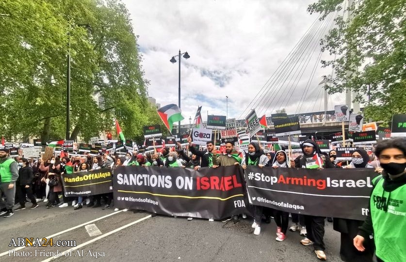 جشن بزرگ پیروزی مقاومت بر رژیم صهیونیستی در لندن