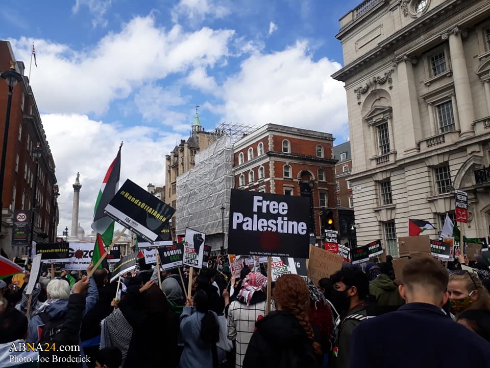 جشن بزرگ پیروزی مقاومت بر رژیم صهیونیستی در لندن