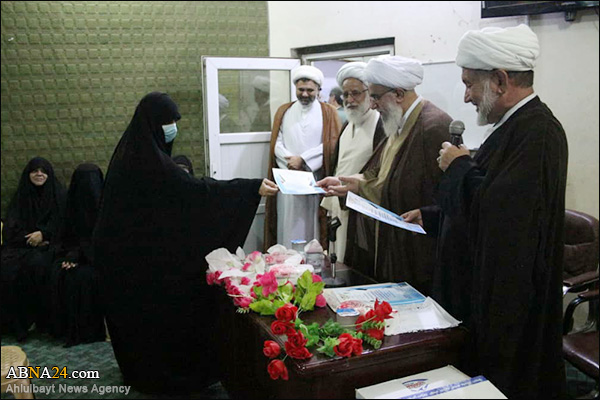 گزارش تصویری/ مراسم پایان دوره‎ های آموزشی خواهران مبلّغه عراقی با حضور آیت‌الله رمضانی