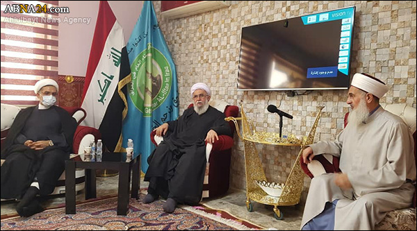 عکس خبری/ دیدار آیت‌ الله رمضانی با مفتی اعظم اهل سنت عراق 