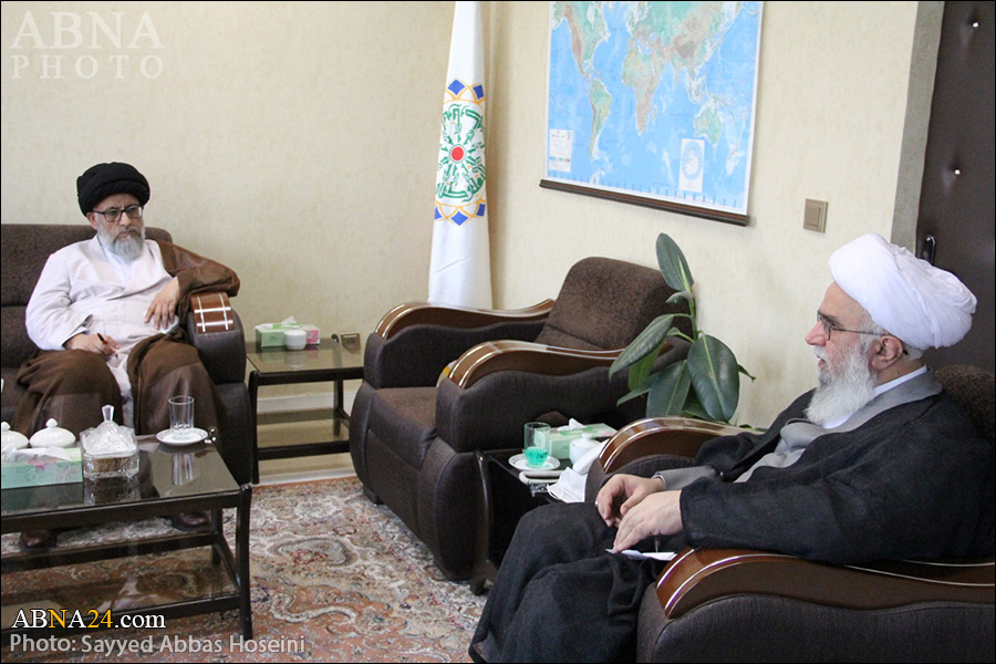 گزارش تصویری/ دیدار حجت‌الاسلام حسینی مزاری با دبیرکل مجمع جهانی اهل‌بیت (ع)