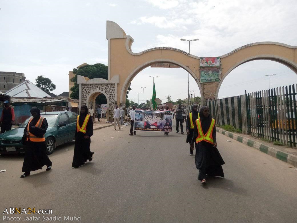 گزارش تصویری/ تظاهرات برای آزادی شیخ زاکزاکی در شهر باوچی 