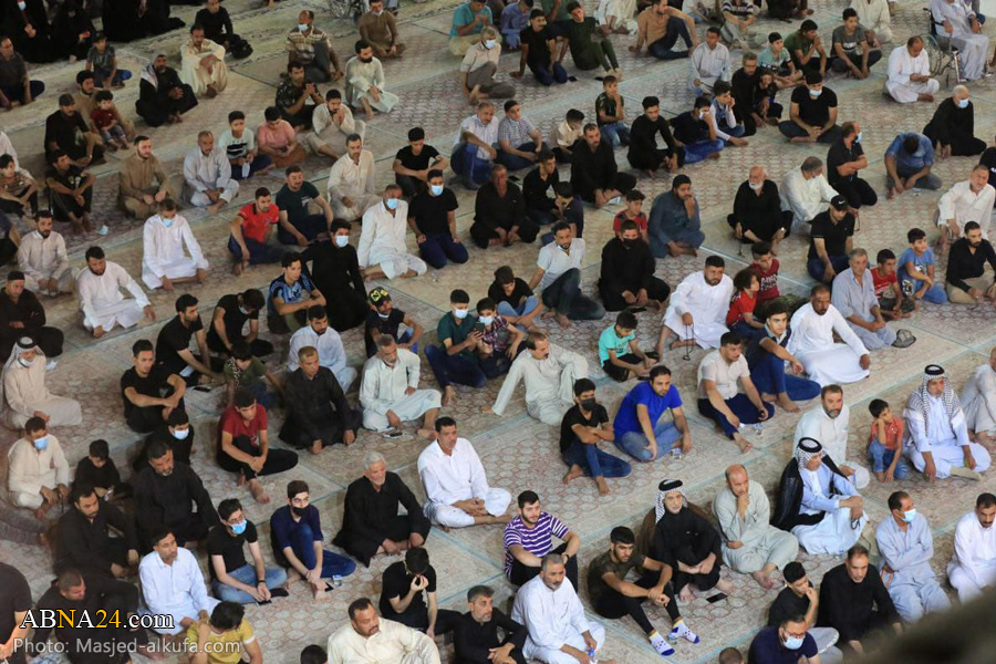 گزارش تصویری/ مراسم عزاداری شهادت امام محمد باقر(ع) در مسجد کوفه 