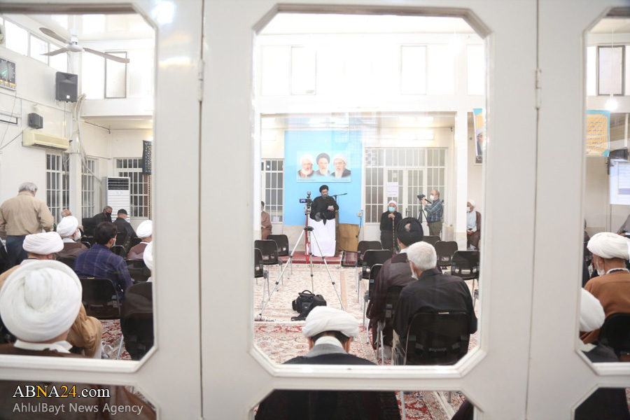 گزارش تصویری/ مراسم سوگواری شهادت امام باقر(ع) در بیت آیت‌الله فاضل لنکرانی 