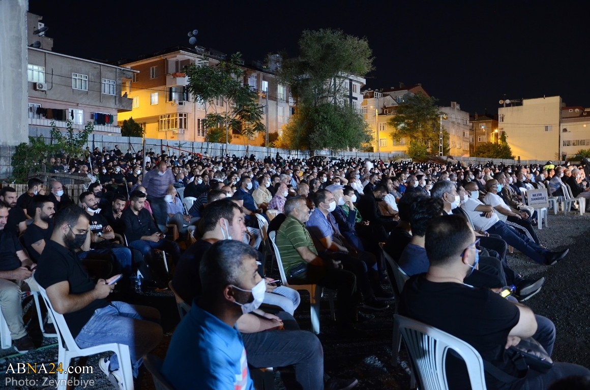 گزارش تصویری/ مراسم عزاداری شب اول ماه محرم در مسجد زینبیه استانبول 