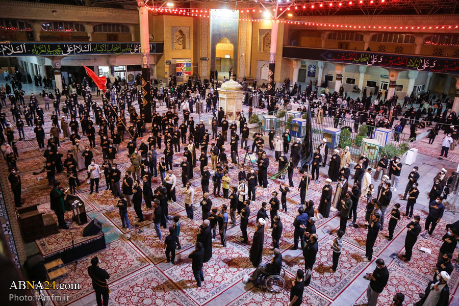 گزارش تصویری/ مراسم عزاداری شب دوم محرم در حرم حضرت معصومه(س)