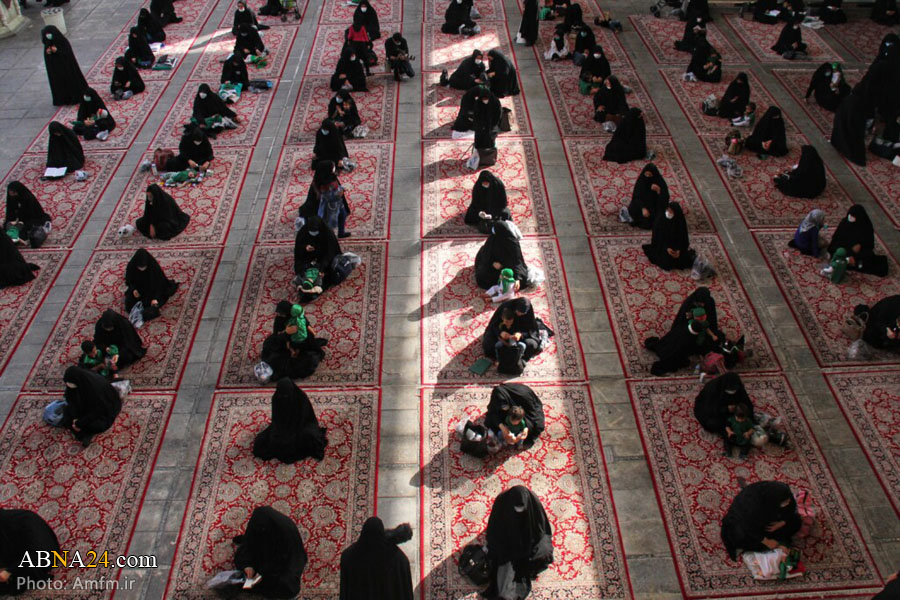 گزارش تصویری/ مراسم شیرخوارگان حسینی در حرم حضرت معصومه(س)