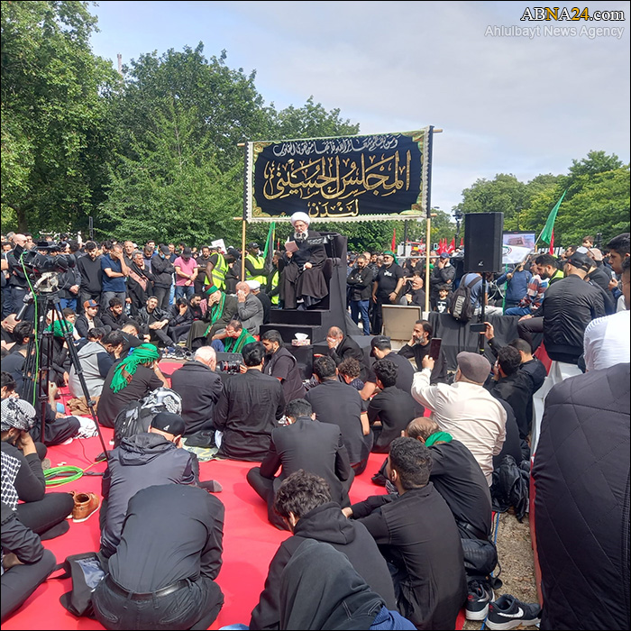 عکس خبری/ راهپیمایی باشکوه روز عاشورای حسینی در شهر لندن 