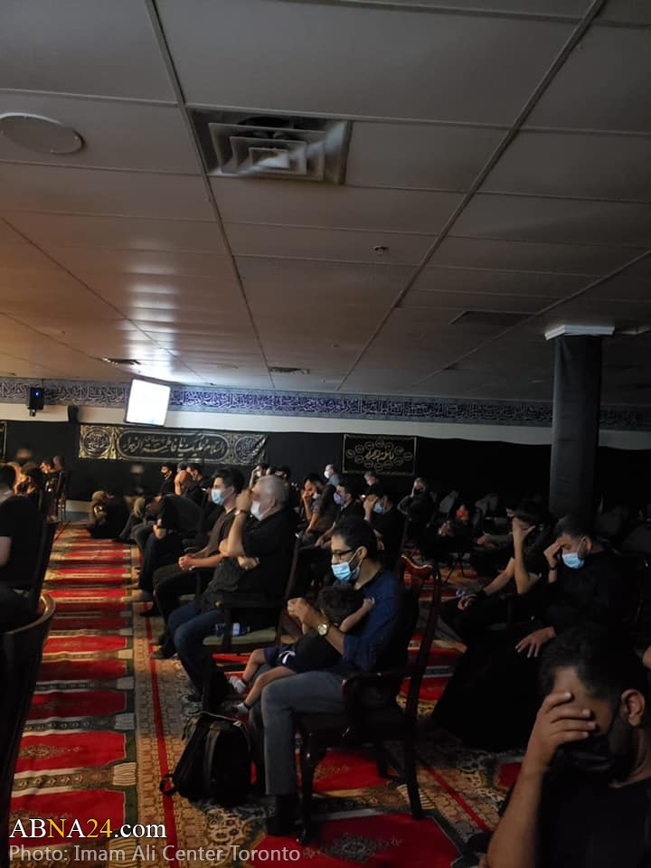 گزارش تصویری/ مراسم عزاداری شب عاشورا در مرکز امام علی(ع) تورنتو 