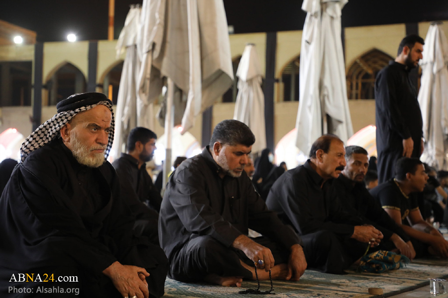 عکس خبری/ مجلس عزاداری ماه محرم در مسجد سهله 
