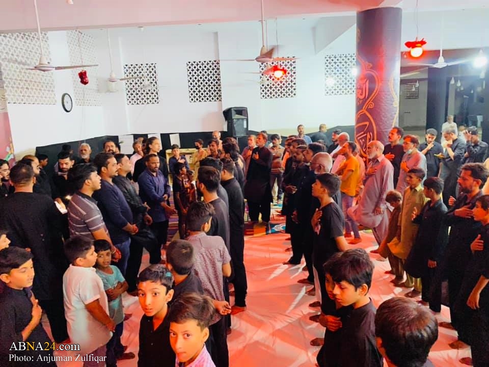 گزارش تصویری/ مراسم عزاداری محرم در حسینیه گلستان در کراچی
