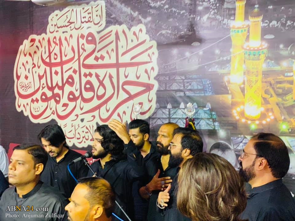 گزارش تصویری/ مراسم عزاداری محرم در حسینیه گلستان در کراچی